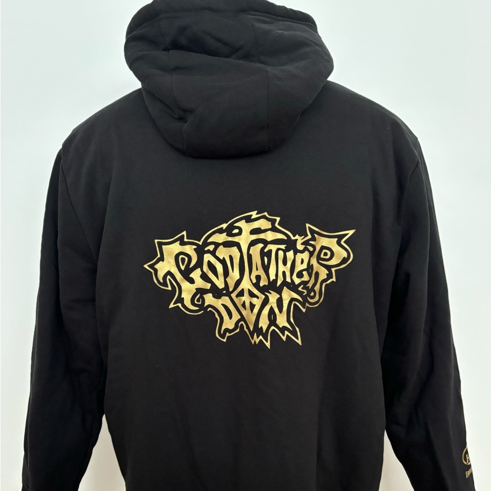 GODFATHER DON HIP HOP HYDRA HOODIE NEVER RELEASED EXCLUSIVE BLACK XL ZIP UP NEW
